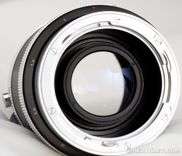 Lens Mount - Carl Zeiss Tessar 115mm f/3.5 Pre-set Bellows Lens for Contarex